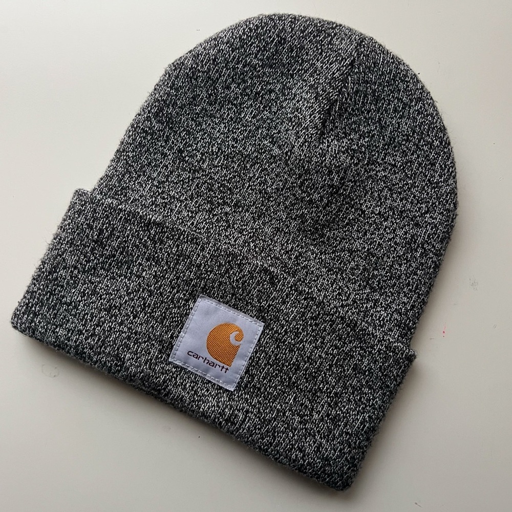 Carhartt Acrylic Knit Cuffed A18 Watch Beanie - Black/White